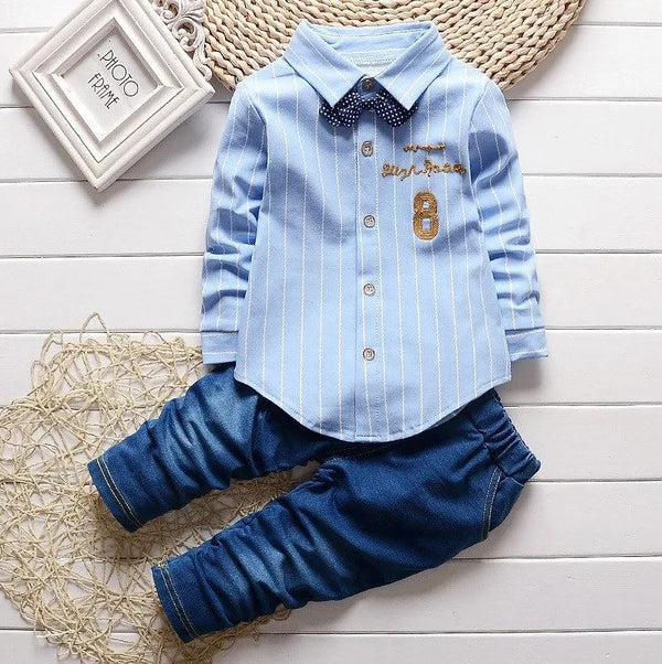 baby Boys Clothing Sets spring autumn Toddler Sport Suit Kids Clothing Set children Clothes Shirt+Pants