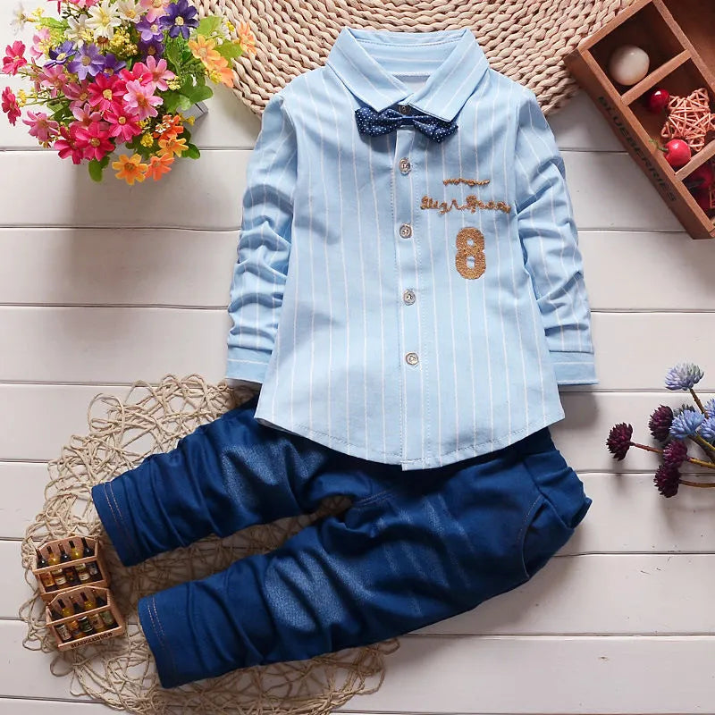 baby Boys Clothing Sets spring autumn Toddler Sport Suit Kids Clothing Set children Clothes Shirt+Pants