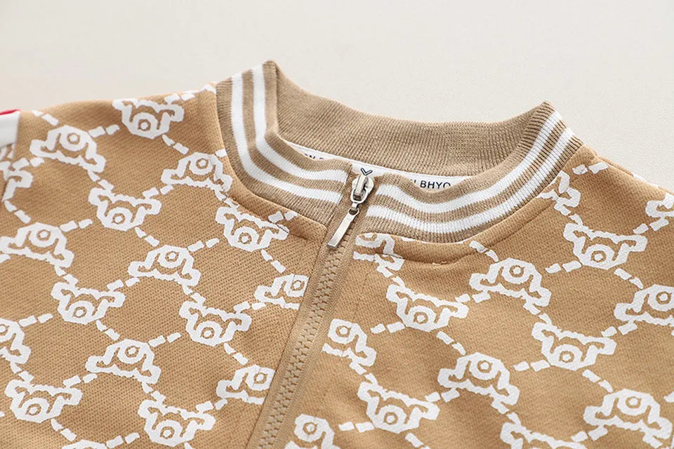 Baby Boys Clothes Sets Spring Autumn Kids Fashion Cotton Knitting Cardigan Shirt Pants 3pcs for Children Boys Sports Suit