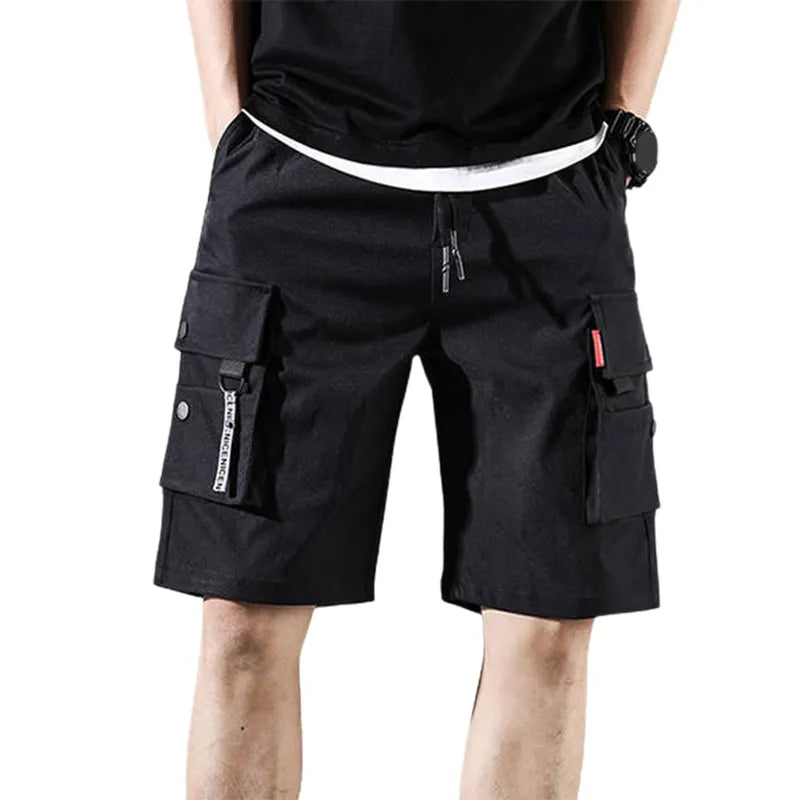 Autumn Men Hip Hop Harem Joggers Male Trousers Mens Solid Multipocket Cargo Pants Skinny Fit Sweatpants 220811