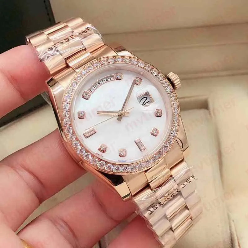 36mm Fashion Rose Gold Men Automatic mechanical JUBILEE Bracelet Designer Womens Ladies Mens Watch Diamond Watches Wristwatches 2021