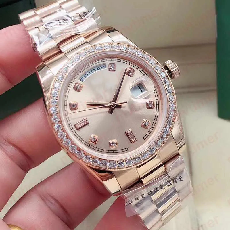 36mm Fashion Rose Gold Men Automatic mechanical JUBILEE Bracelet Designer Womens Ladies Mens Watch Diamond Watches Wristwatches 2021