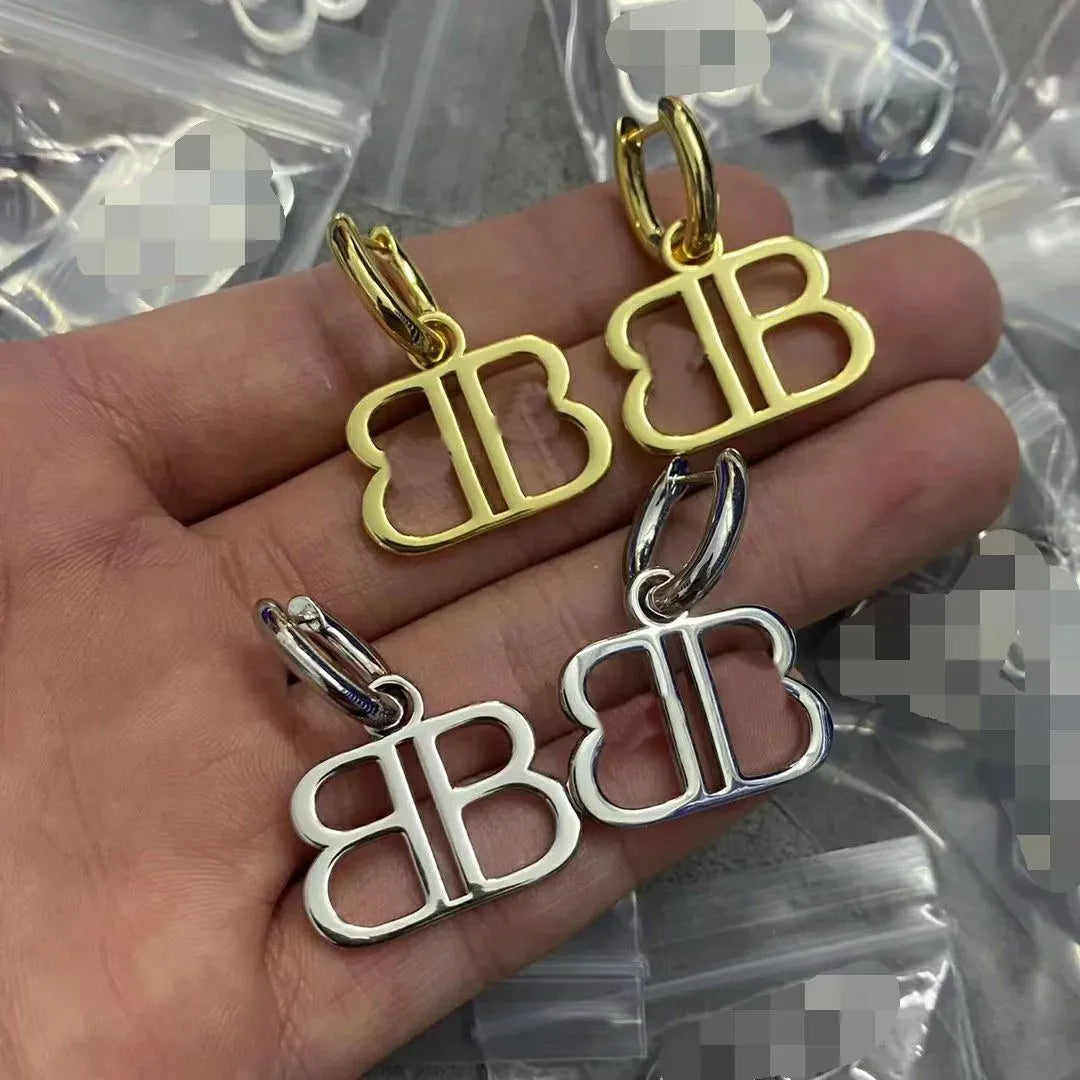 2024 Stud Devise Brand letters diamond shiny non-fading Chandelier Earrings Women Ear studs Designer Jewelry new fashion
