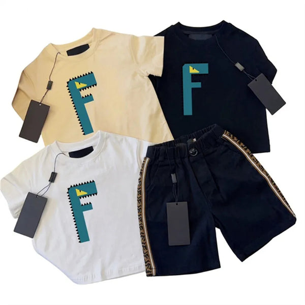 2024 Kids Summer Set: Breathable Cotton 2-Piece Tracksuits | Sizes 100-150