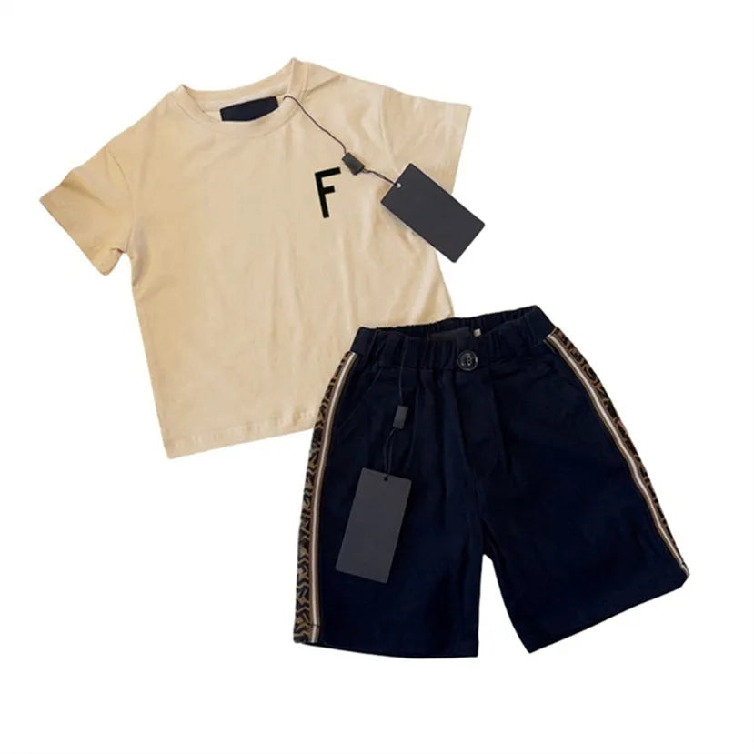2024 Kids Summer Set: Breathable Cotton 2-Piece Tracksuits | Sizes 100-150