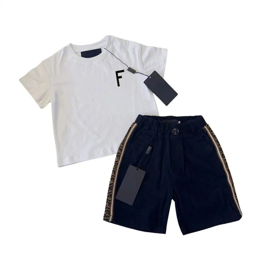 2024 Kids Summer Set: Breathable Cotton 2-Piece Tracksuits | Sizes 100-150