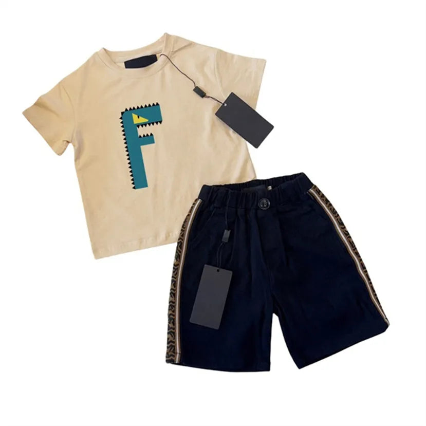 2024 Kids Summer Set: Breathable Cotton 2-Piece Tracksuits | Sizes 100-150