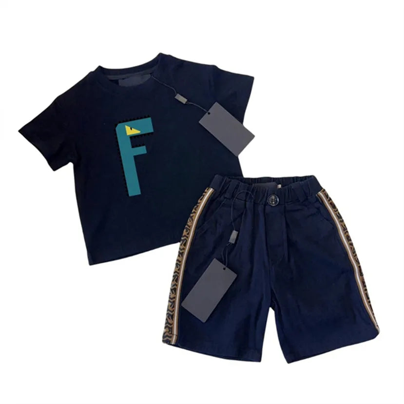 2024 Kids Summer Set: Breathable Cotton 2-Piece Tracksuits | Sizes 100-150