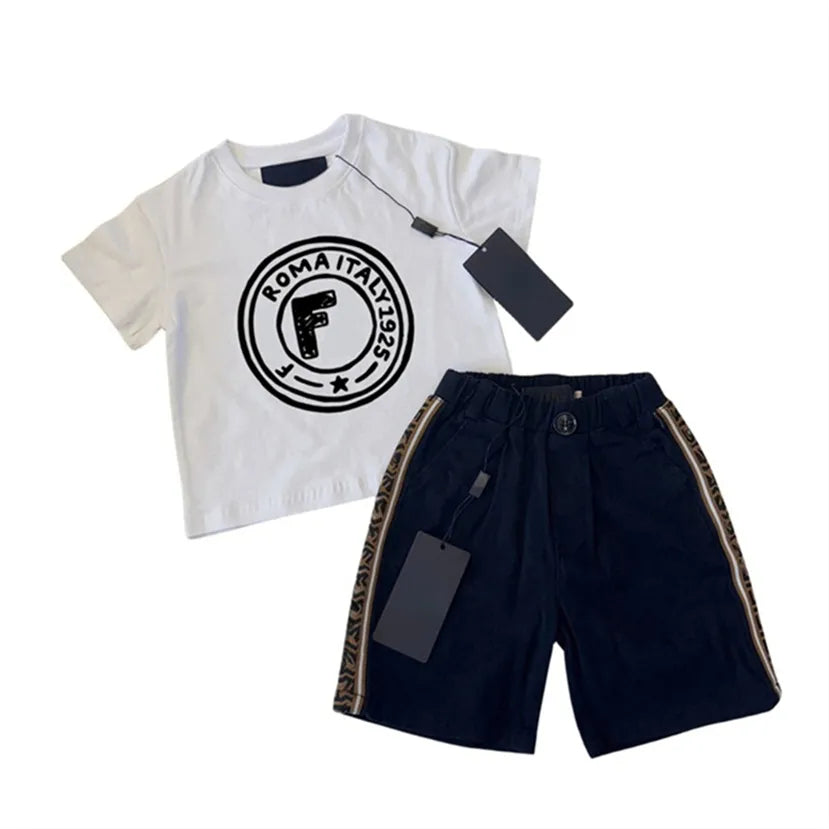 2024 Kids Summer Set: Breathable Cotton 2-Piece Tracksuits | Sizes 100-150