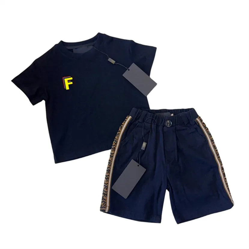 2024 Kids Summer Set: Breathable Cotton 2-Piece Tracksuits | Sizes 100-150