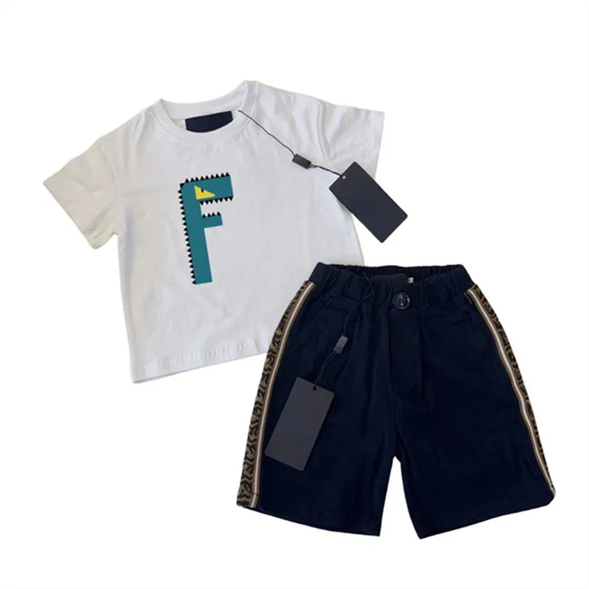 2024 Kids Summer Set: Breathable Cotton 2-Piece Tracksuits | Sizes 100-150