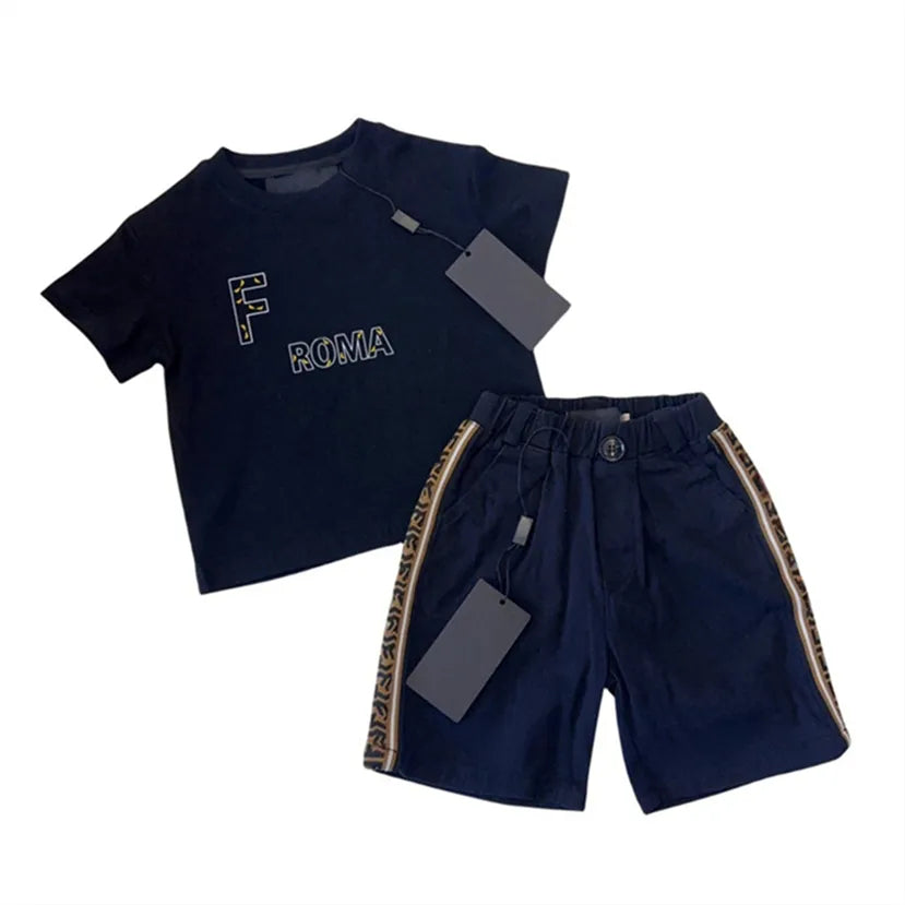 2024 Kids Summer Set: Breathable Cotton 2-Piece Tracksuits | Sizes 100-150