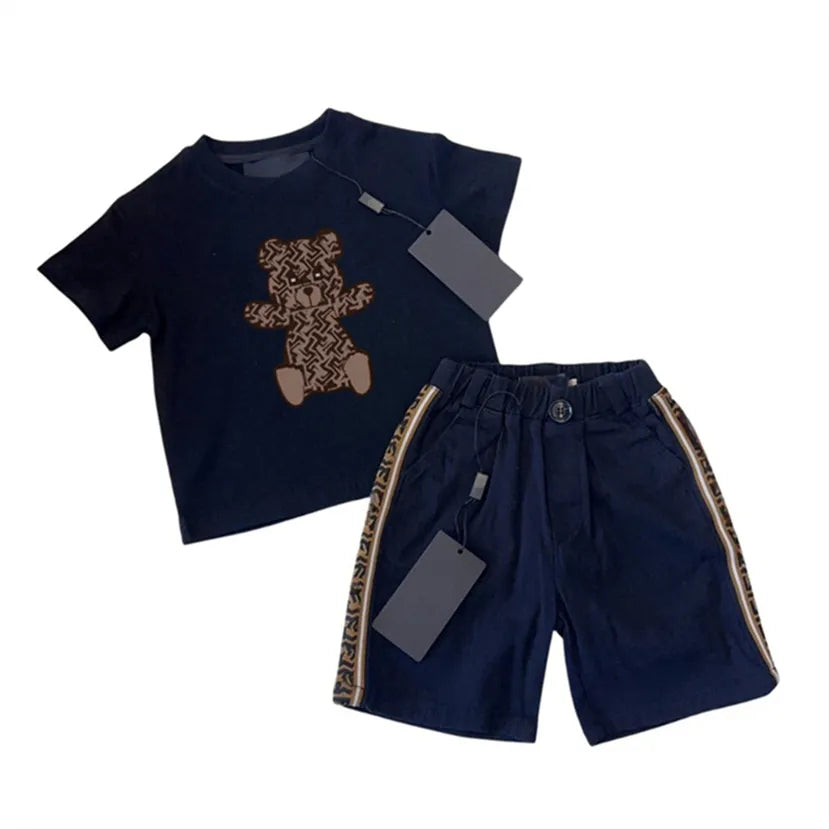 2024 Kids Summer Set: Breathable Cotton 2-Piece Tracksuits | Sizes 100-150